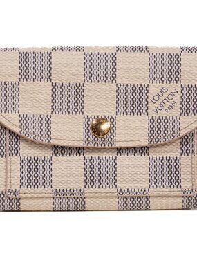 Authentic Louis Vuitton Damier Azur Solo Wallet